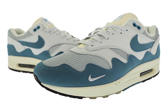 【中古】ナイキ NIKE ×Patta パタ AIR MAX 1 Noise Aqua エアマックス 1 ノイズアクア DH1348-004 28 青 ▲■250930