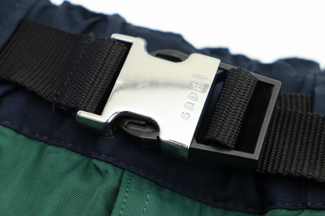 【中古】サカイ sacai ベルテッド ショーツ 22-02793M 2 緑 紺 グリーン ネイビー 260219 メンズ_4