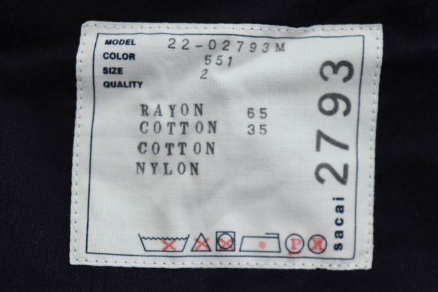 【中古】サカイ sacai ベルテッド ショーツ 22-02793M 2 緑 紺 グリーン ネイビー 260219 メンズ_6