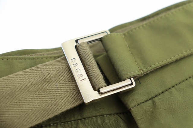 【中古】サカイ sacai ベルテッド ショーツ 24-03400M 2 オリーブ ブランド古着ベクトル 中古260219 メンズ_5