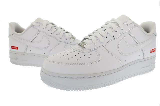 【中古】シュプリーム SUPREME ×NIKE ナイキ AIR FORCE 1 LOW エアフォース 1 ロー CU9225-100 26白☆AA★▲■251023