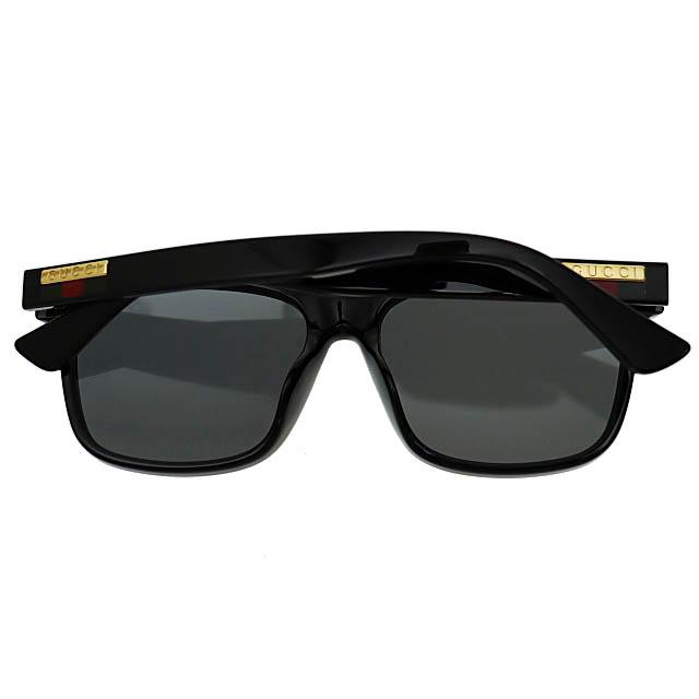中古】グッチ GUCCI ロゴ アジアンフィット スクエア サングラス