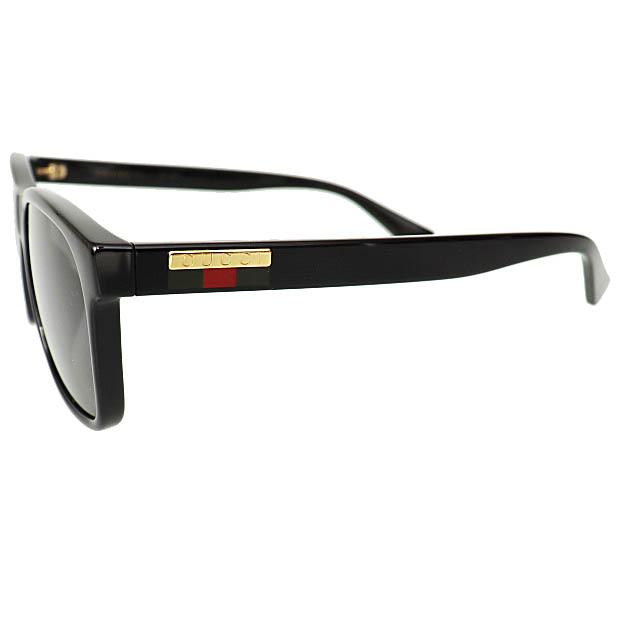 中古】グッチ GUCCI ロゴ アジアンフィット スクエア サングラス