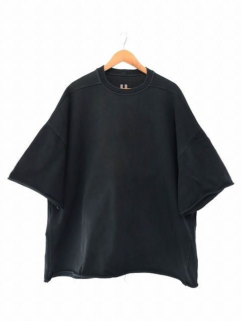 【中古】リックオウエンス Rick Owens 22SS  Tee トミーT Tシャツ カットオフ RU01B1283-BA 中古☆AA★ 251118