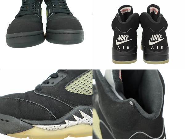【中古】ナイキ NIKE AIR JORDAN 5 RETRO OG 2016 エアジョーダン 5 レトロ 845035-003 27 黒 ブラック▲■251005 中古】ナイキ NIKE AIR JORDAN 5 RETRO OG 2016 エアジョーダン 5