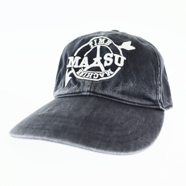 中古】MASU エムエーエスユー 25AW MB EMBROIDERY CAP BLACK ロゴ刺繍