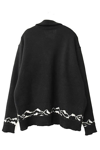 【中古】STEAF スティーフ 25AW POLO KNIT CARDIGAN NIGHT BLACK ポロ ニット カーディガン ジャケット L黒●■251003