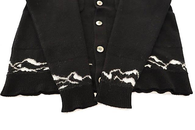【中古】STEAF スティーフ 25AW POLO KNIT CARDIGAN NIGHT BLACK ポロ ニット カーディガン ジャケット L黒●■251003