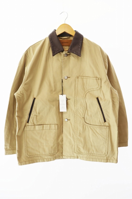 【中古】MATSUFUJI マツフジ コネクテッド ポケット ドリル ワーク ジャケット M253-1412A 2 ベージュ●■