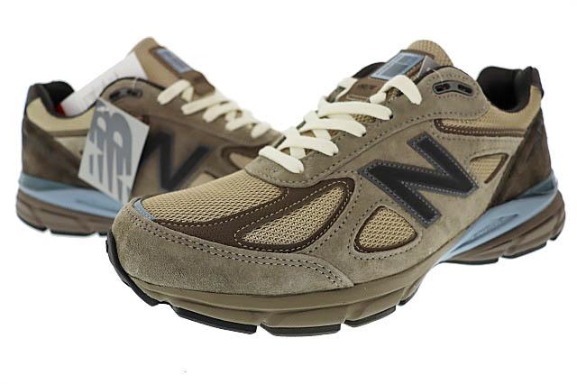 【中古】ニューバランス NEW BALANCE ×AURALEE オーラリー 990V4 TAUPE スニーカー U990AR4 28 トープ▲■251002