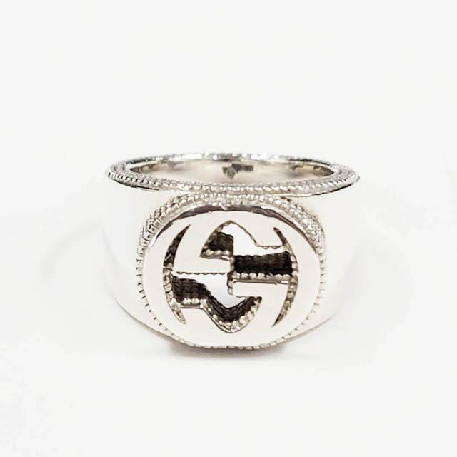GUCCI グッチ リング 指輪 インターロッキングG シルバー925 14号