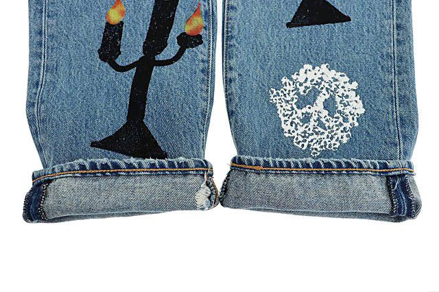 【中古】DENIM TEARS デニムティアーズ ×ヴァージルアブロー MESSAGE EMBORIDERES JEANS メッセージ デニム 251017_6