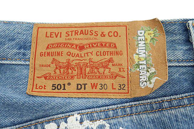 【中古】DENIM TEARS デニムティアーズ ×ヴァージルアブロー MESSAGE EMBORIDERES JEANS メッセージ デニム 251017_7
