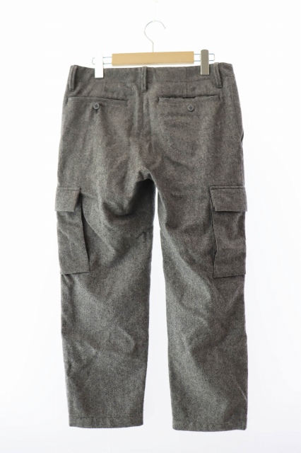 中古】アンダーカバー UNDERCOVER ウール カーゴパンツ 2 グレー