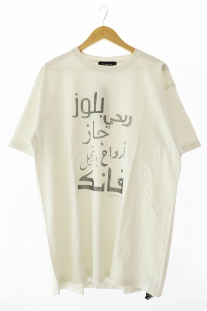 【中古】Lamrof ラムロフ 25AW Arabic Black Music T アラビック ブラックミュージック プリント Tシャツ 3●■251013