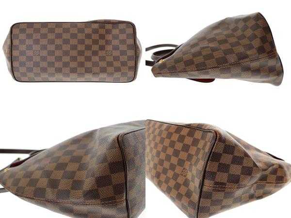 中古】ルイヴィトン LOUIS VUITTON ダミエ ベルガモ MM 2WAY ハンド