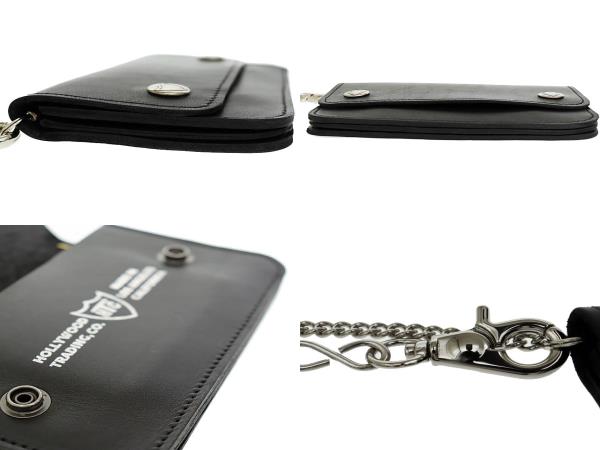 【中古】HTC スタンダードカルフォルニア 別注 25AW T-2 Wallet Biker Wallet W/Chain チェーン ウォレット黒▲251022_8