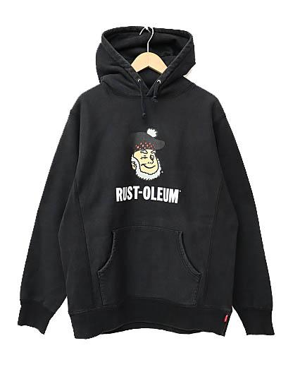 【中古】シュプリーム SUPREME 10AW RUST OLEUM Pullover Hoodie ラスト オーレム パーカー フーディ L黒☆AA★251125