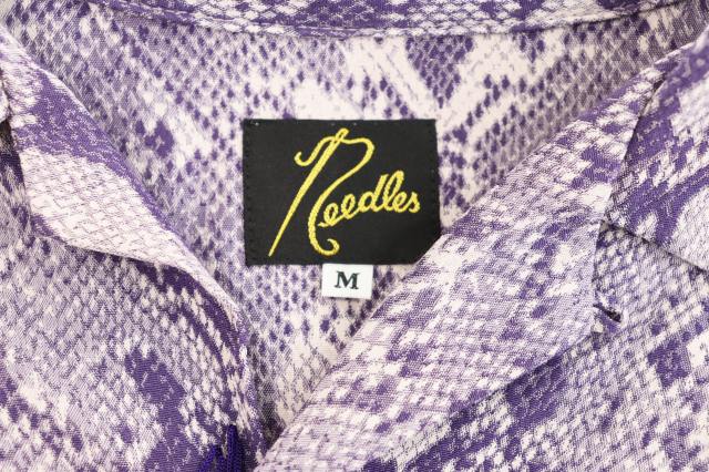 【中古】ニードルス ニードルズ Needles 24SS フリンジ パイソン ウエスタン 長袖シャツ OT194 M 紫 パープル 251021_2