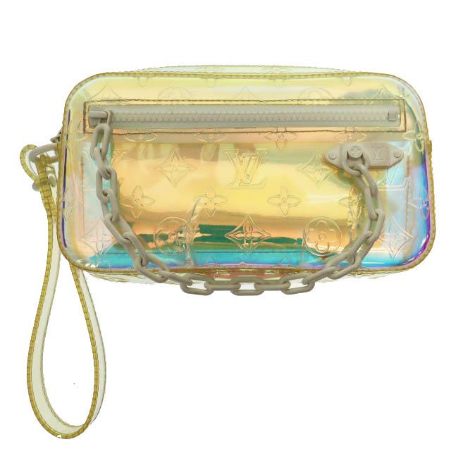 【中古】ルイヴィトン LOUIS VUITTON モノグラム プリズム ポシェット ヴォルガ クラッチ バッグ M55261▲251124