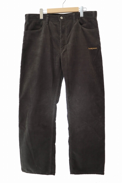 【中古】Dorothy Hendricks ドロシー ヘンドリクス Corduroy Pants コーデュロイ パンツ L  チャコール●251204 メンズ