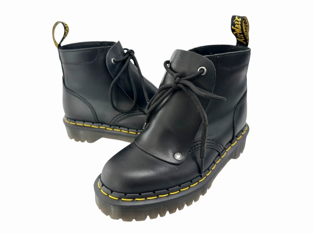 【中古】ドクターマーチン DR.MARTENS 101 BEX 6ホールブーツ 23 黒 ブラック ブランド古着ベクトル 中古●▲260614