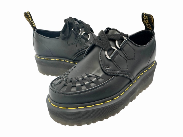 【中古】ドクターマーチン DR.MARTENS SIDNEY シドニー 2ホール 23 黒 ブラック ブランド古着ベクトル 中古●▲260611