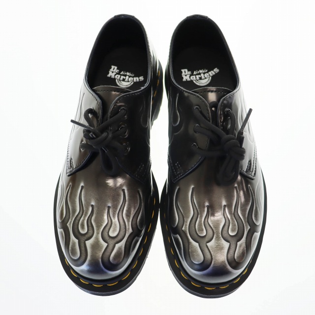 中古】ドクターマーチン DR.MARTENS 1461 INFERNO SILVER ラブオフ加工