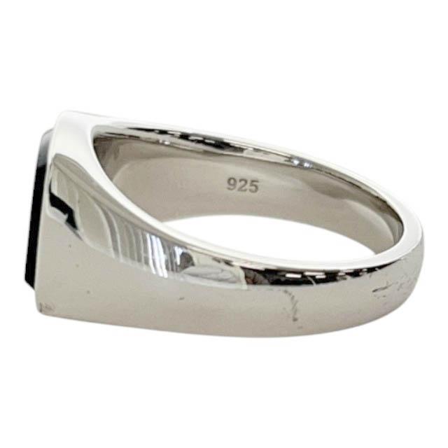 【中古】トムウッド TOMWOOD Kay Ring Blue Hawk Eye ブルー ホーク アイ ケイ シグネット リング シルバー▲■251124_2