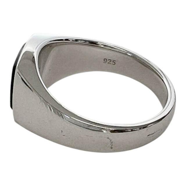 【中古】トムウッド TOMWOOD Kay Ring Blue Hawk Eye ブルー ホーク アイ ケイ シグネット リング シルバー▲■251124_5