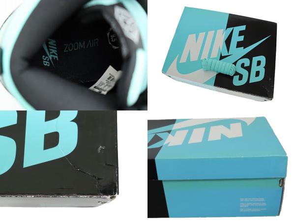 【中古】NIKE SB ×DIAMOND SUPPLY DUNK HIGH PRM Tiffany 2014 ダンク ハイ ティファニー 653599-400 27.5■251113_8