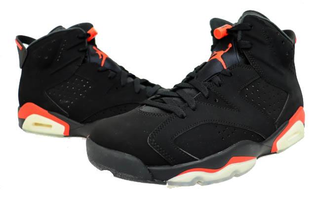 【中古】ナイキ NIKE AIR JORDAN 6 RETRO OG Black Infrared エア ジョーダン 6 384664-060 28 黒▲■251115