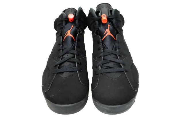 【中古】ナイキ NIKE AIR JORDAN 6 RETRO OG Black Infrared エア ジョーダン 6 384664-060 28 黒▲■251115