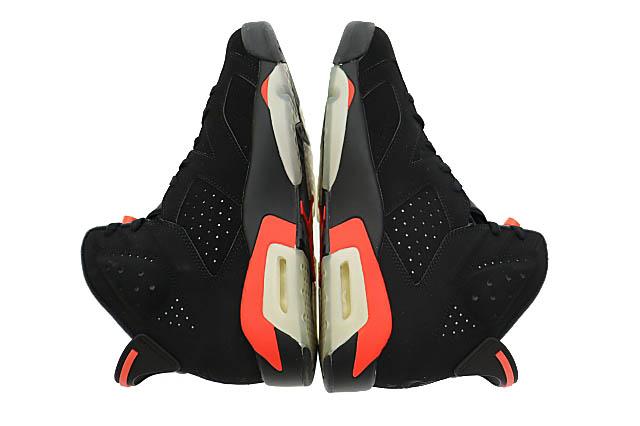 【中古】ナイキ NIKE AIR JORDAN 6 RETRO OG Black Infrared エア ジョーダン 6 384664-060 28 黒▲■251115