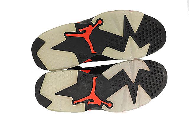 【中古】ナイキ NIKE AIR JORDAN 6 RETRO OG Black Infrared エア ジョーダン 6 384664-060 28 黒▲■251115