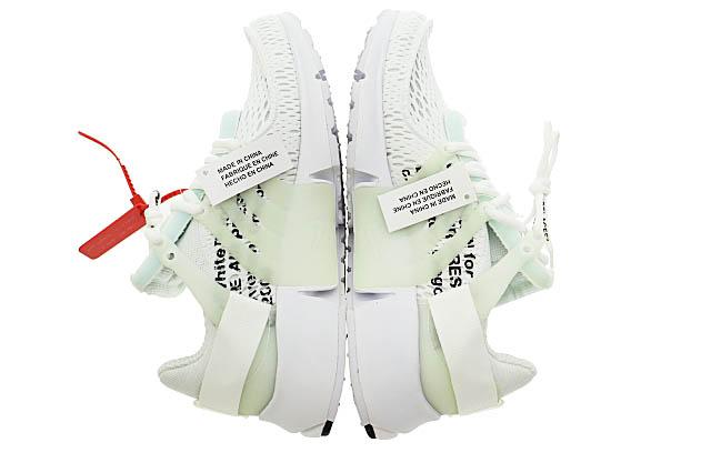 【中古】ナイキ NIKE ×OFF-WHITE オフホワイト THE 10 AIR PRESTO White Black Cone AA3830-100 27☆AA★▲■251215_2