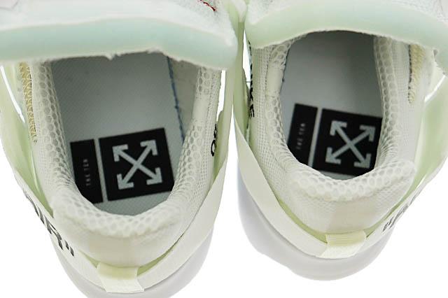 【中古】ナイキ NIKE ×OFF-WHITE オフホワイト THE 10 AIR PRESTO White Black Cone AA3830-100 27☆AA★▲■251215_6