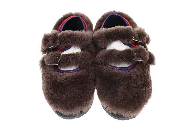 【中古】MATSUFUJI マツフジ ×SUICOKE スイコック 25AW Mouton Shoes ムートン シューズ サンダル 8茶●▲■251111_1