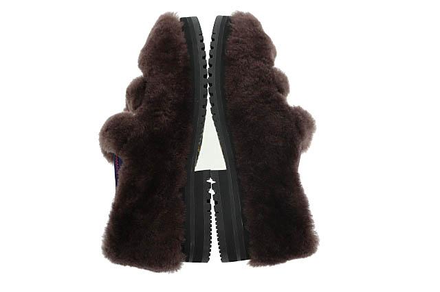 【中古】MATSUFUJI マツフジ ×SUICOKE スイコック 25AW Mouton Shoes ムートン シューズ サンダル 8茶●▲■251111_2
