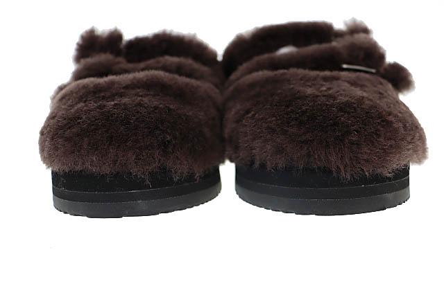 【中古】MATSUFUJI マツフジ ×SUICOKE スイコック 25AW Mouton Shoes ムートン シューズ サンダル 8茶●▲■251111_4