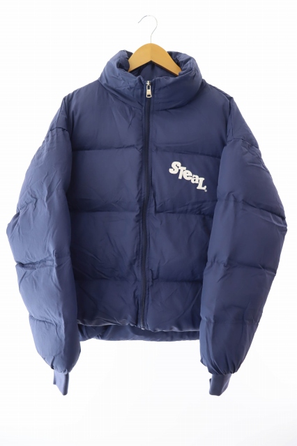 【中古】STEAL MEANING スティール ミーニング Original Down jacket オリジナル 中綿ジャケット ネイビー