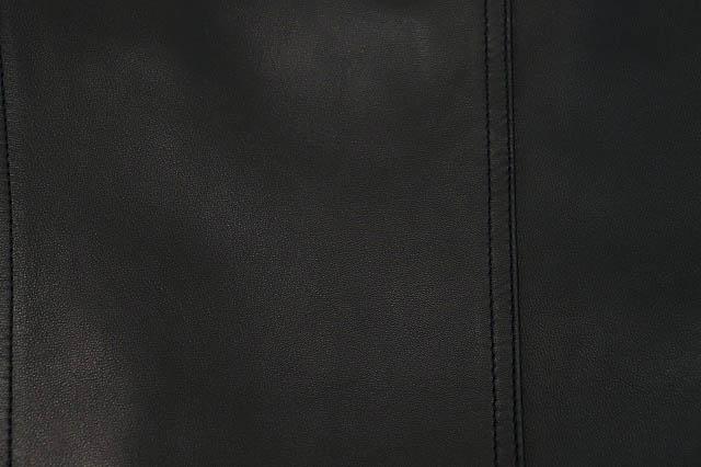 【中古】EMMETI エンメティ オンリー アーク別注 JURI ユリ 0.5mm ラム レザー ライダース ジャケット 50 黒 251118