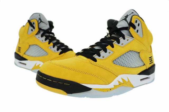 【中古】ナイキ NIKE AIR JORDAN 5 RETRO Varsity Maize  エア ジョーダン ５バーシティメイズ IO3372-700▲■251123