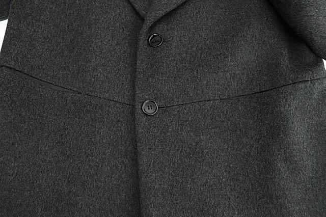 【中古】TOZAOU トザオウ 25AW Long Clothes ロング クローズ チェスター コート M チャコール グレー●■251126_3