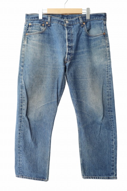 【中古】リーバイス Levi's 501 90s USA製 デニム パンツ ジーンズ W38 青 インディゴ 260123 メンズ