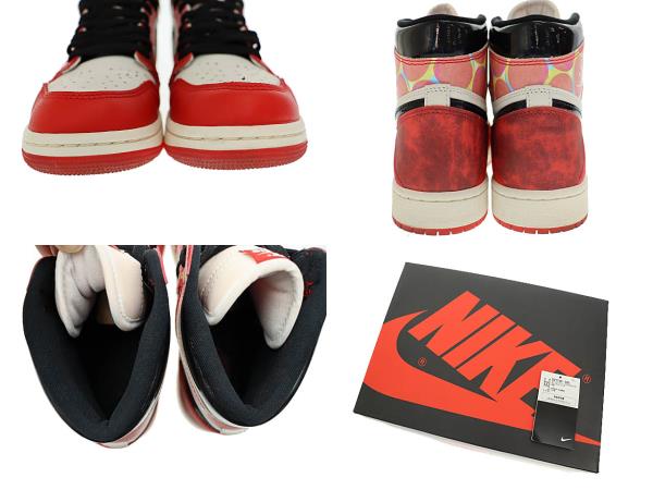 中古】ナイキ NIKE AIR JORDAN 1 HIGH SPIDER-MAN エア ジョーダン 1