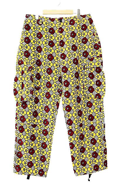 【中古】ステューシー STUSSY ×DENIM TEARS デニムティアーズ CORD CARGO PANT 花柄 コード カーゴ パンツ 32 251201