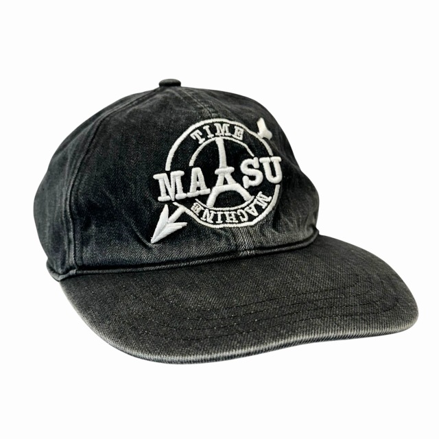 【中古】MASU エムエーエスユー 25AW MB EMBROIDERY CAP ロゴ刺繍 キャップ 帽子 B25F9OJ001 黒 ブラック■▲