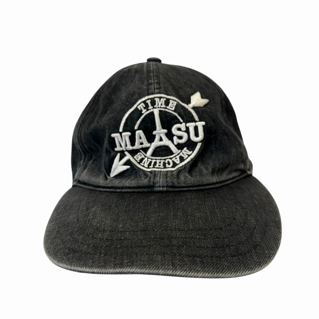 【中古】MASU エムエーエスユー 25AW MB EMBROIDERY CAP ロゴ刺繍 キャップ 帽子 B25F9OJ001 黒 ブラック■▲ 中古】MASU エムエーエスユー 25AW MB EMBROIDERY CAP ロゴ刺繍