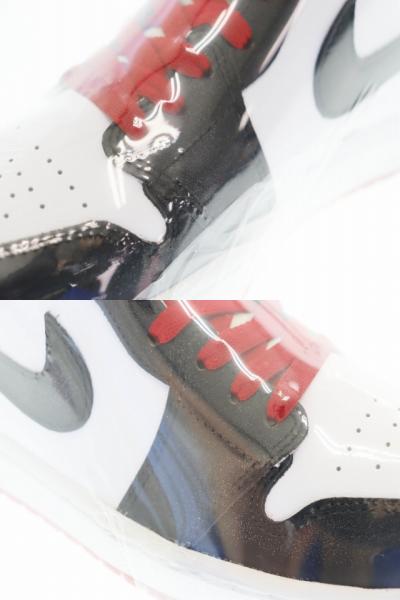 【中古】ナイキ NIKE AIR JORDAN 1 RETRO HIGH OG BLACK TOE 2013 エアジョーダン 1 ハイ ブラック トゥ ▲■251230_7